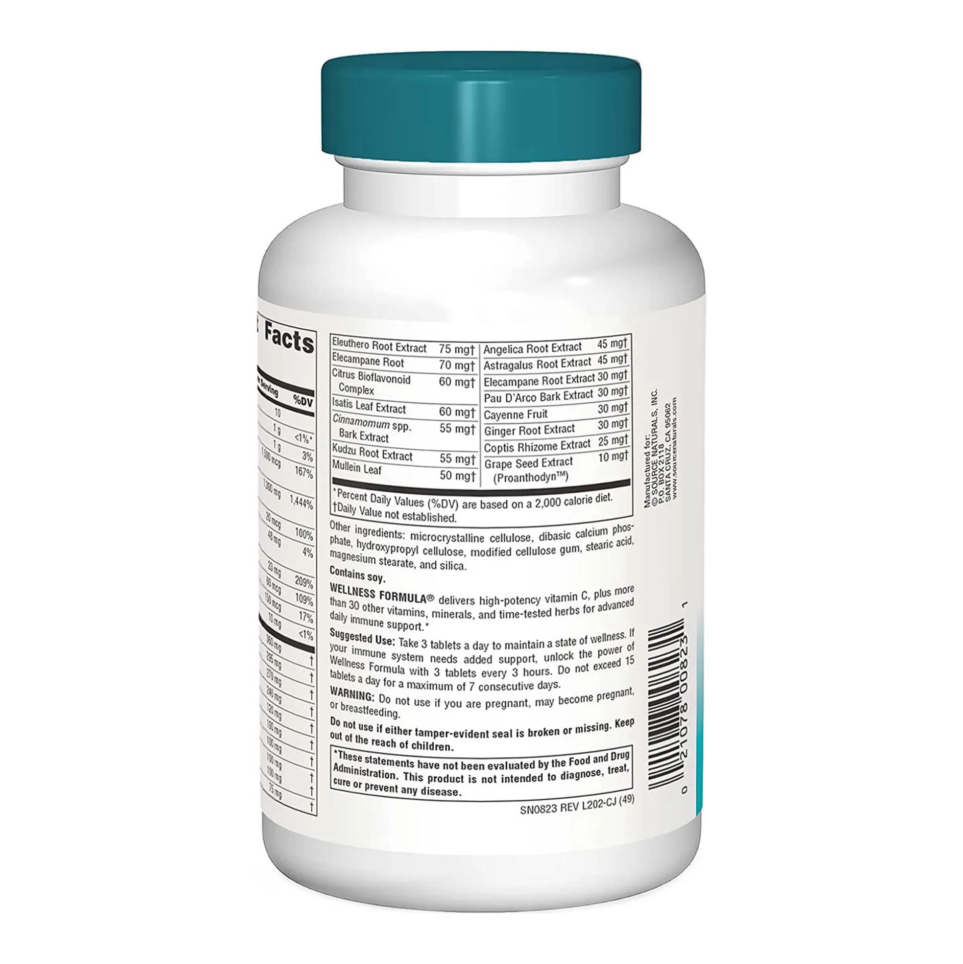 Source Naturals Wellness Formula 180 tabs