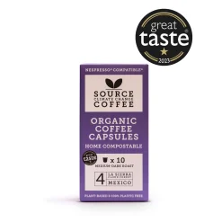 Source Organic Home Compostable Mexico Capsules 57g