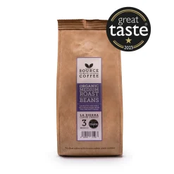 Source Organic La Sierra Wholebean Coffee 205g