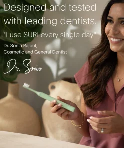 SURI S2 Electric Toothbrush and UV Travel Case Winter Fern each