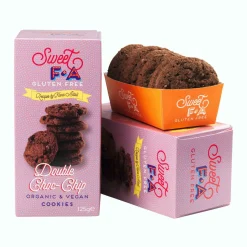 Sweet FA Double Chocolate Chip Cookies 125g