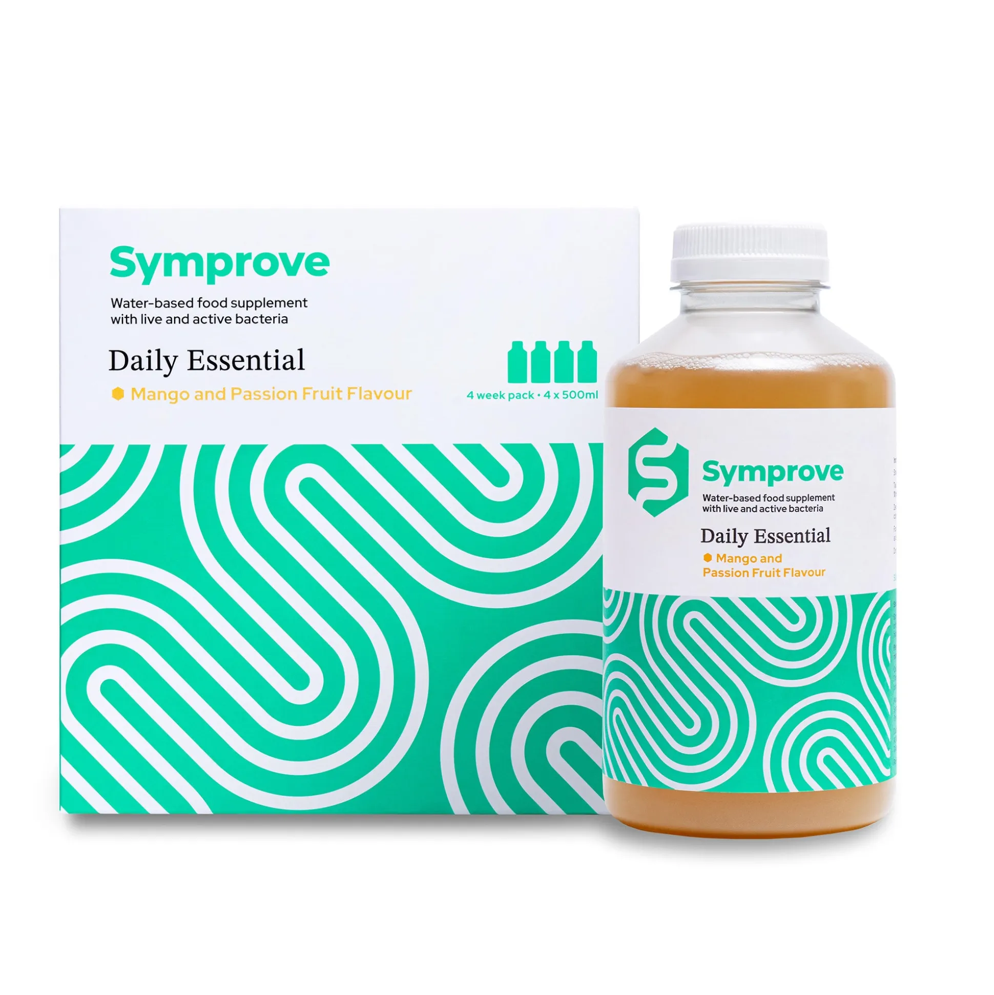 Symprove Live Probiotic Course - Mango & Passionfruit Flavour 4x500ml
