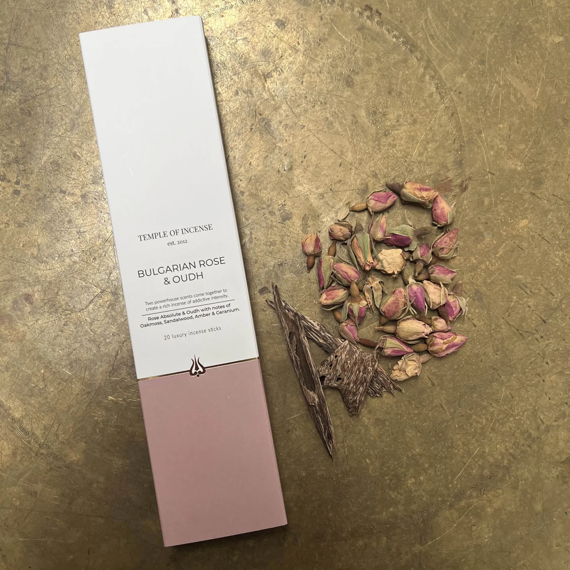 Temple of Incense Bulgarian Rose & Oudh 20 sticks