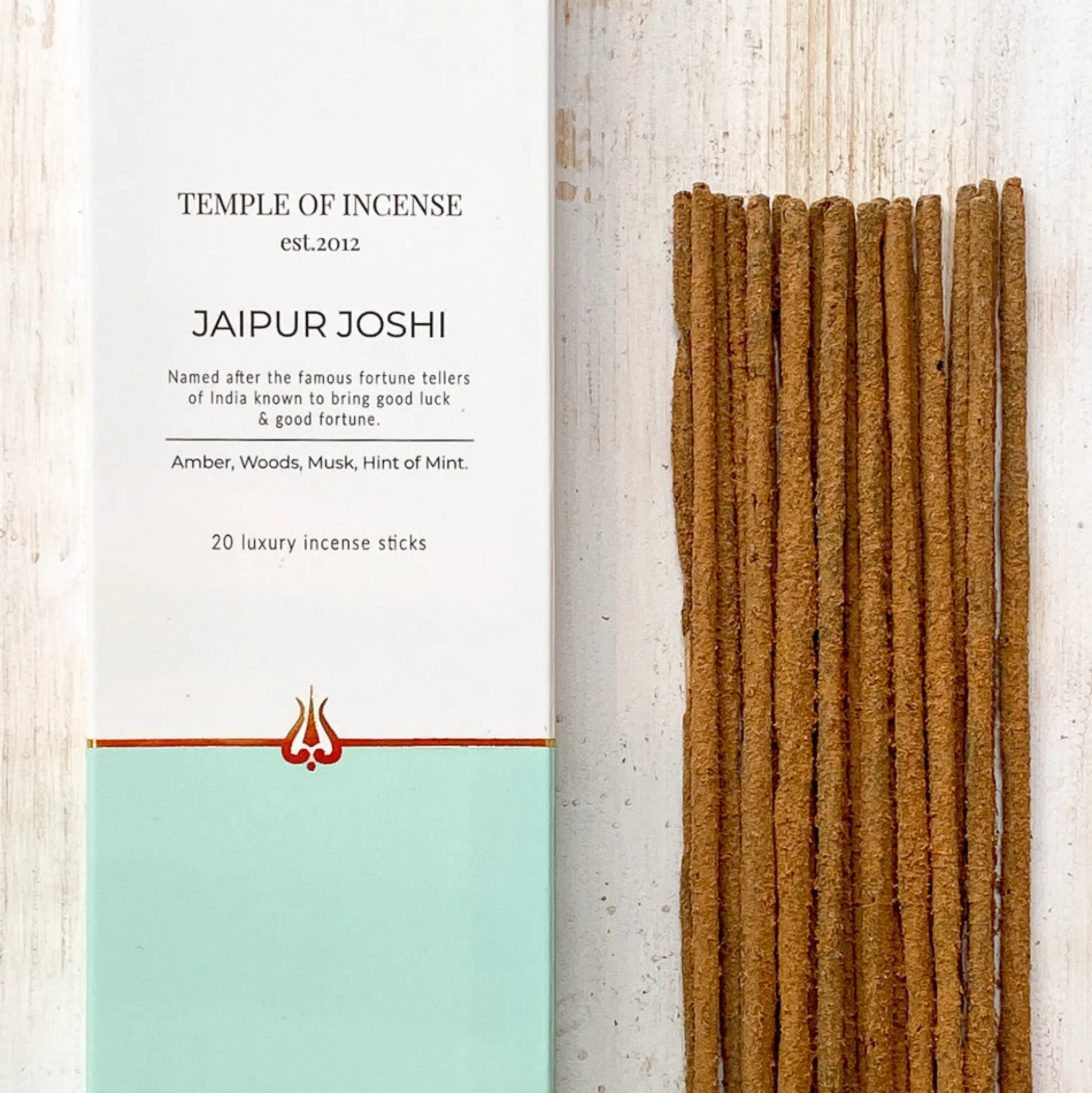 Temple of Incense Jaipur Joshi 20 sticks