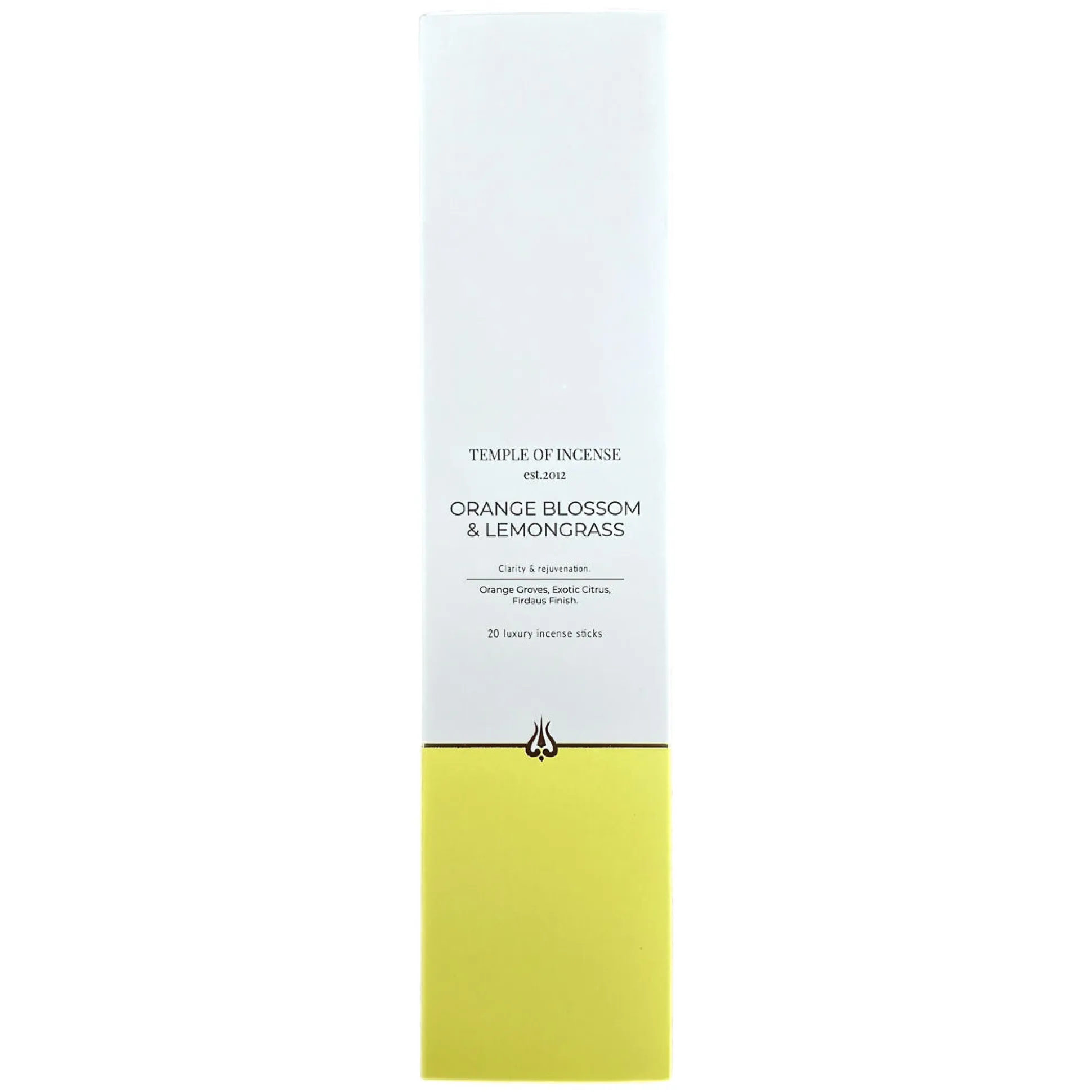 Temple of Incense Orange Blossom Lemongrass 20 sticks