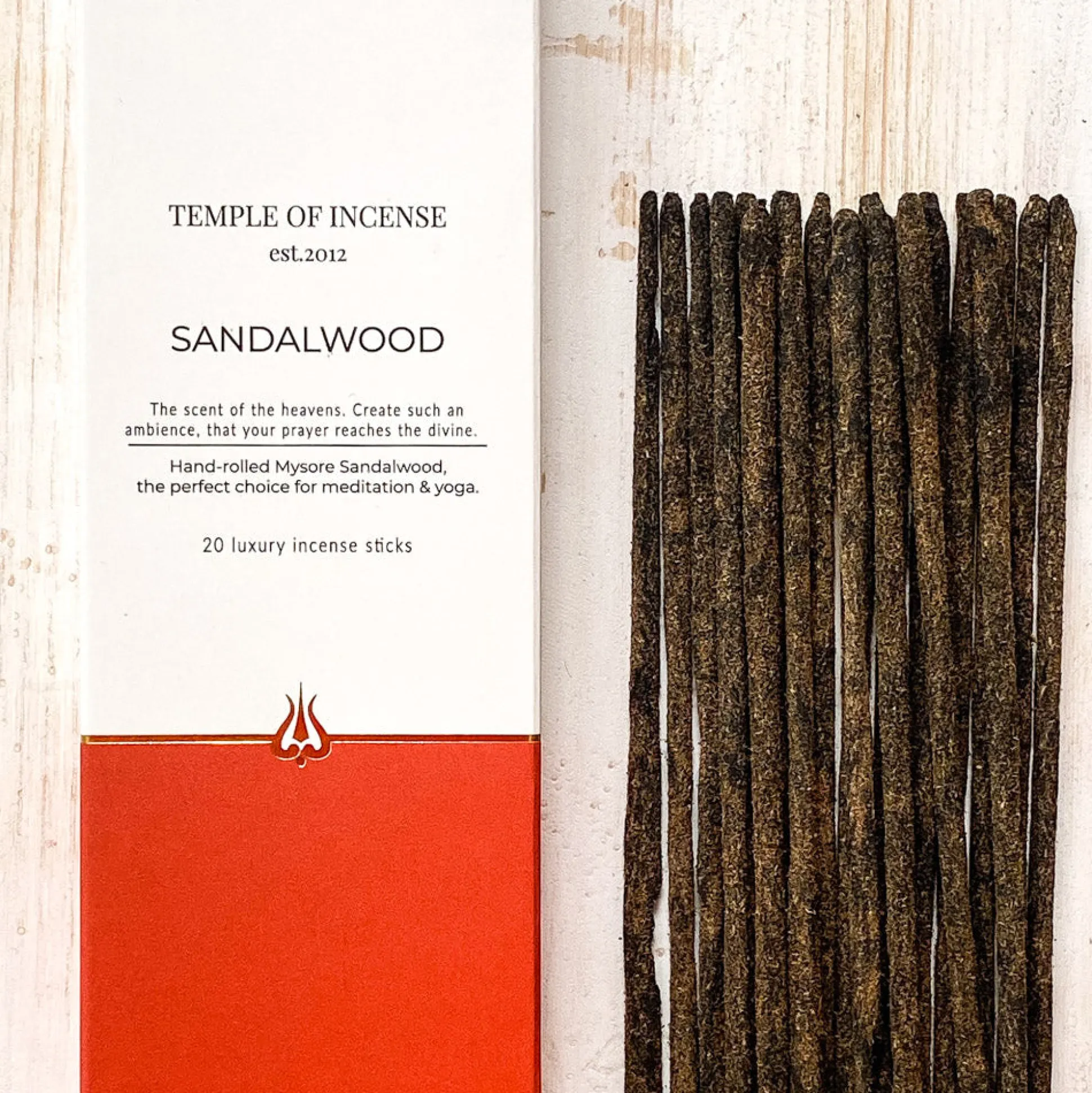 Temple of Incense Sandalwood 20 sticks