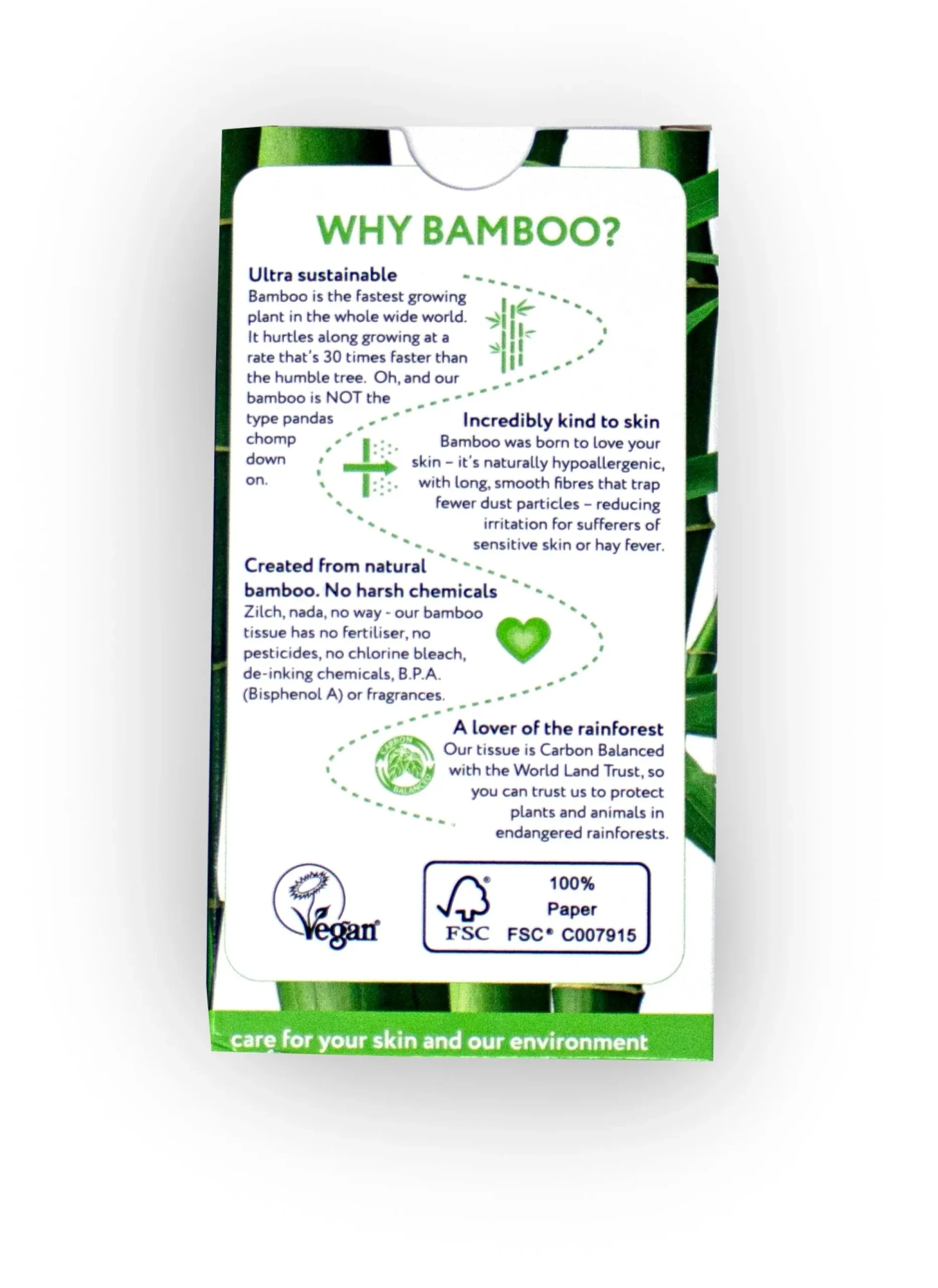 The Cheeky Panda Plastic Free Bamboo Pocket Tissues each