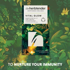 The HerbtenderVital Glow Organic Herbal Tea 18 bags