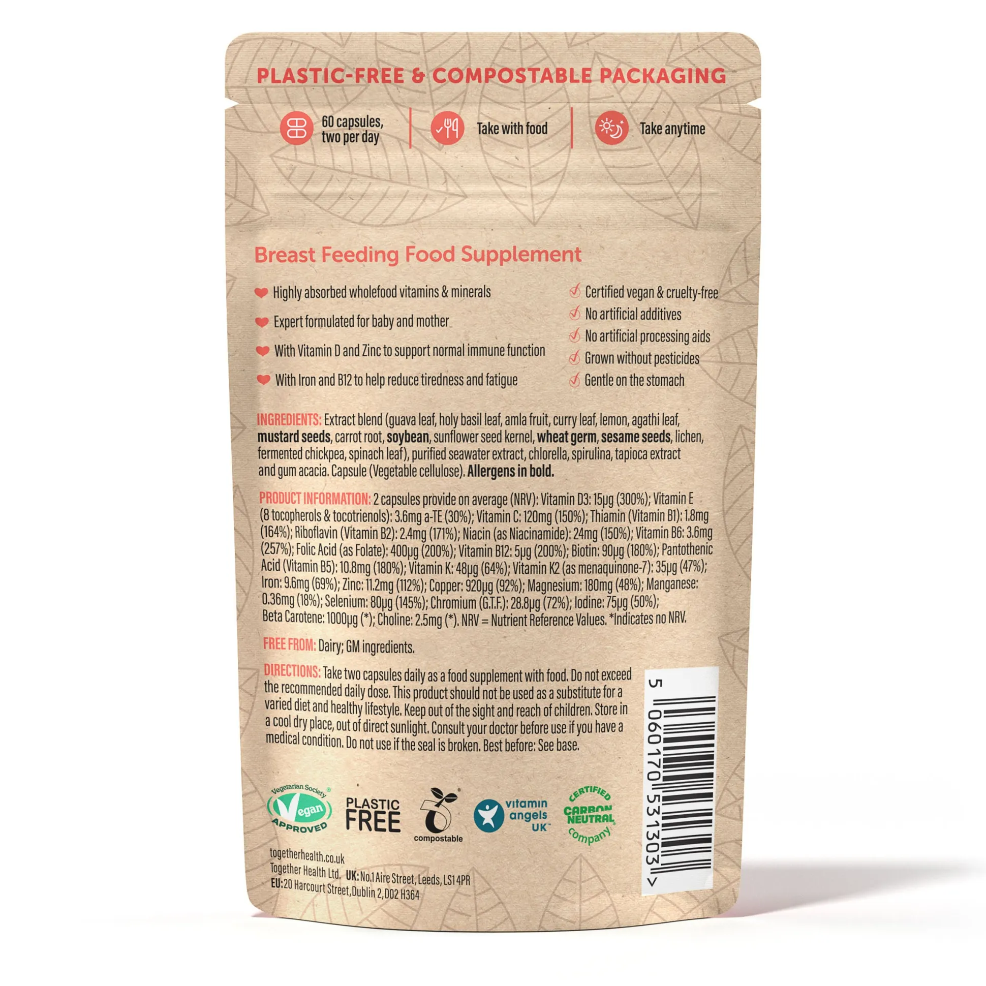 Together Health Breastfeeding Multivitamin 60 caps