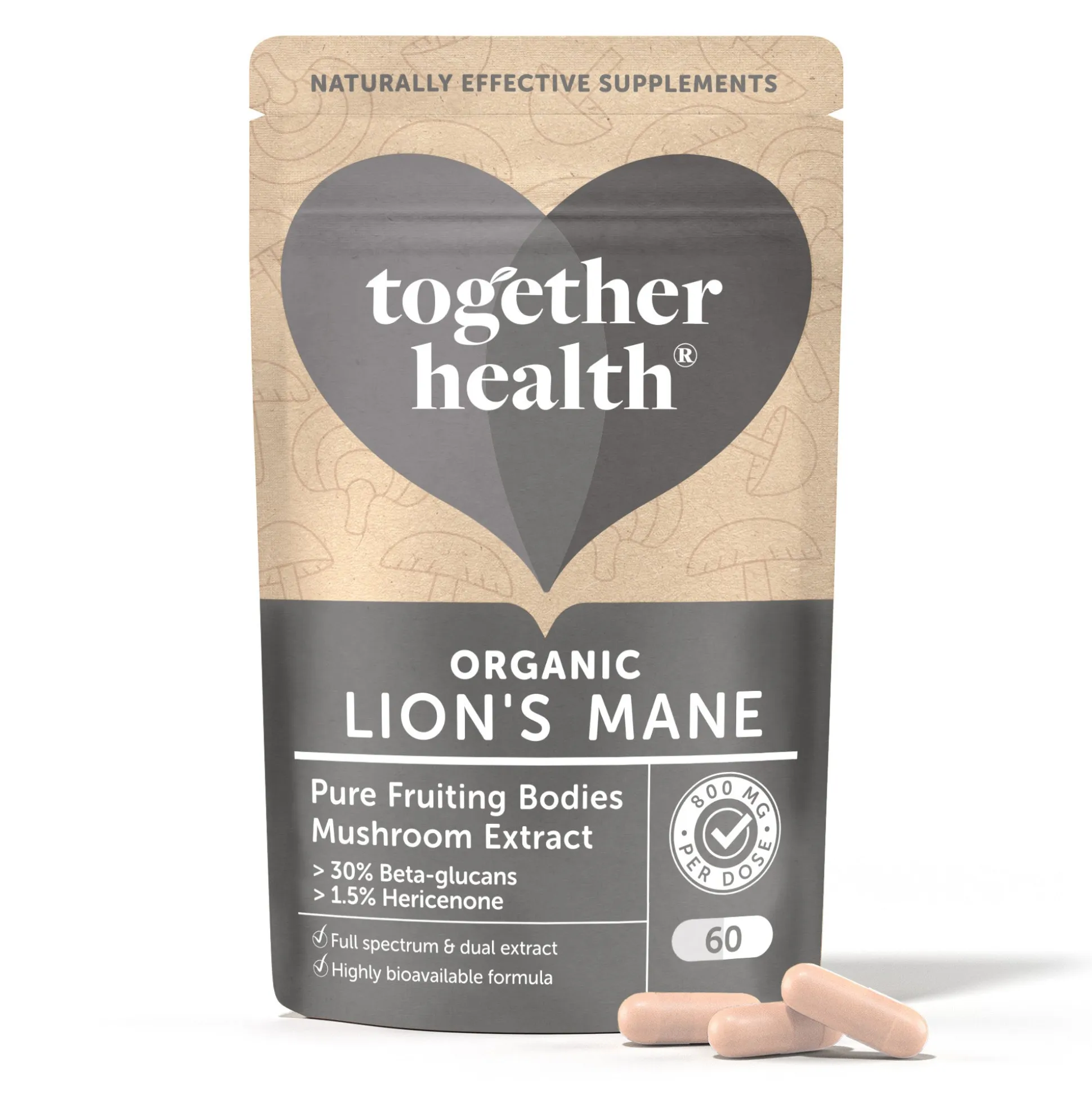 Together Health Lion's Mane Mushroom 60 caps