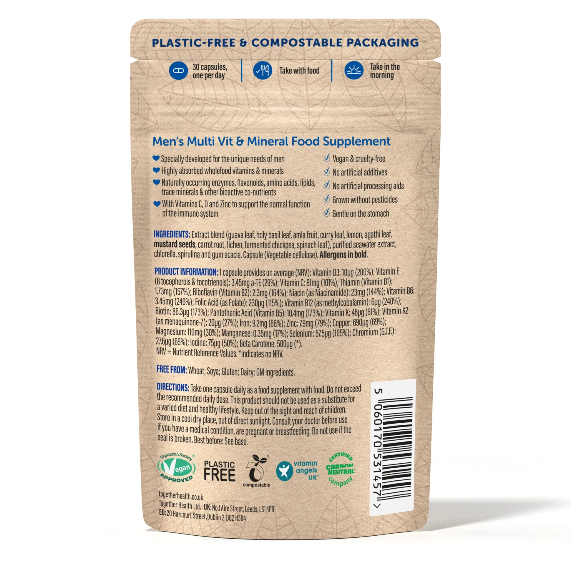 Together Health Men’s Multivitamin & Mineral 30 caps
