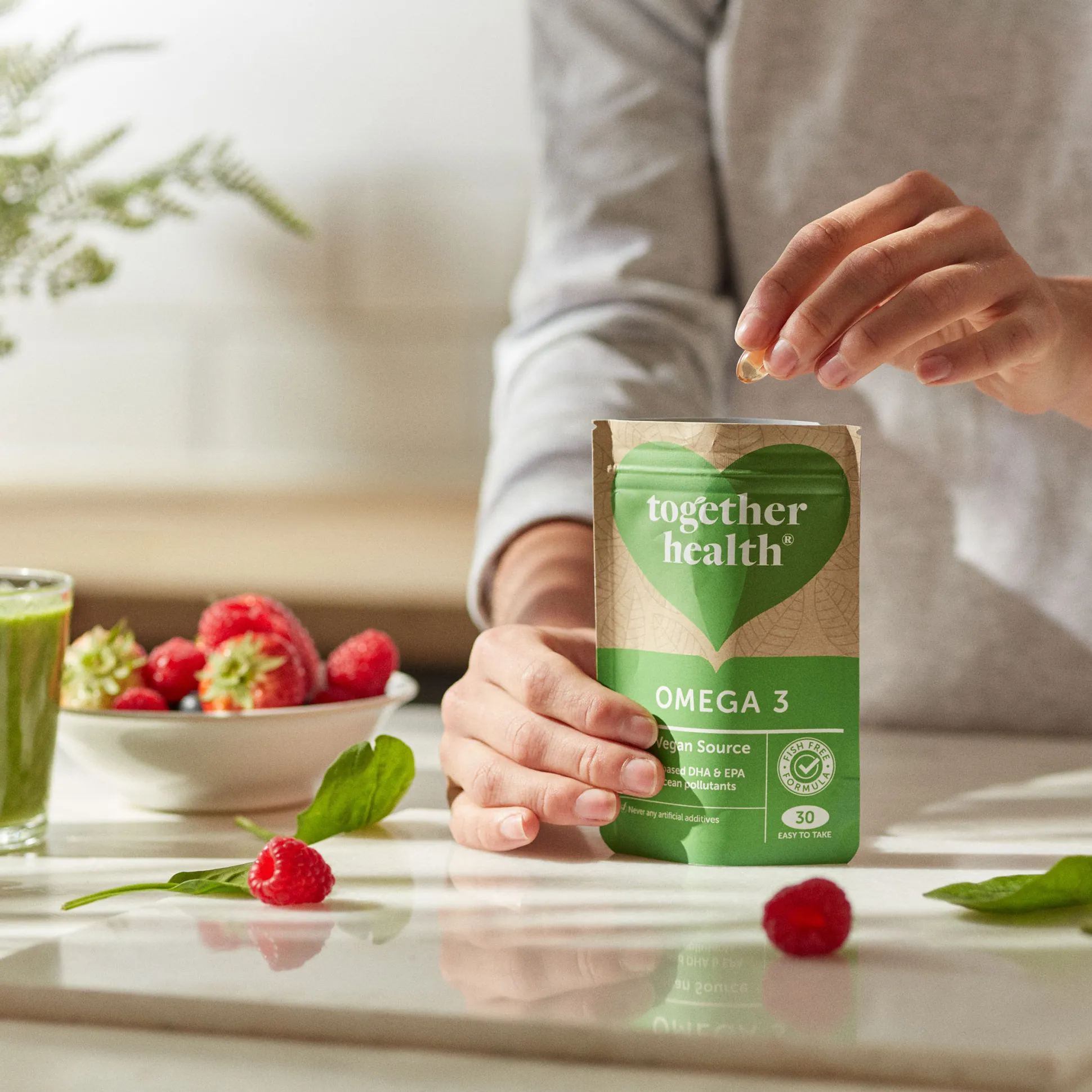 Together Omega 3 DHA capsules from Algae Oil 30 tabs