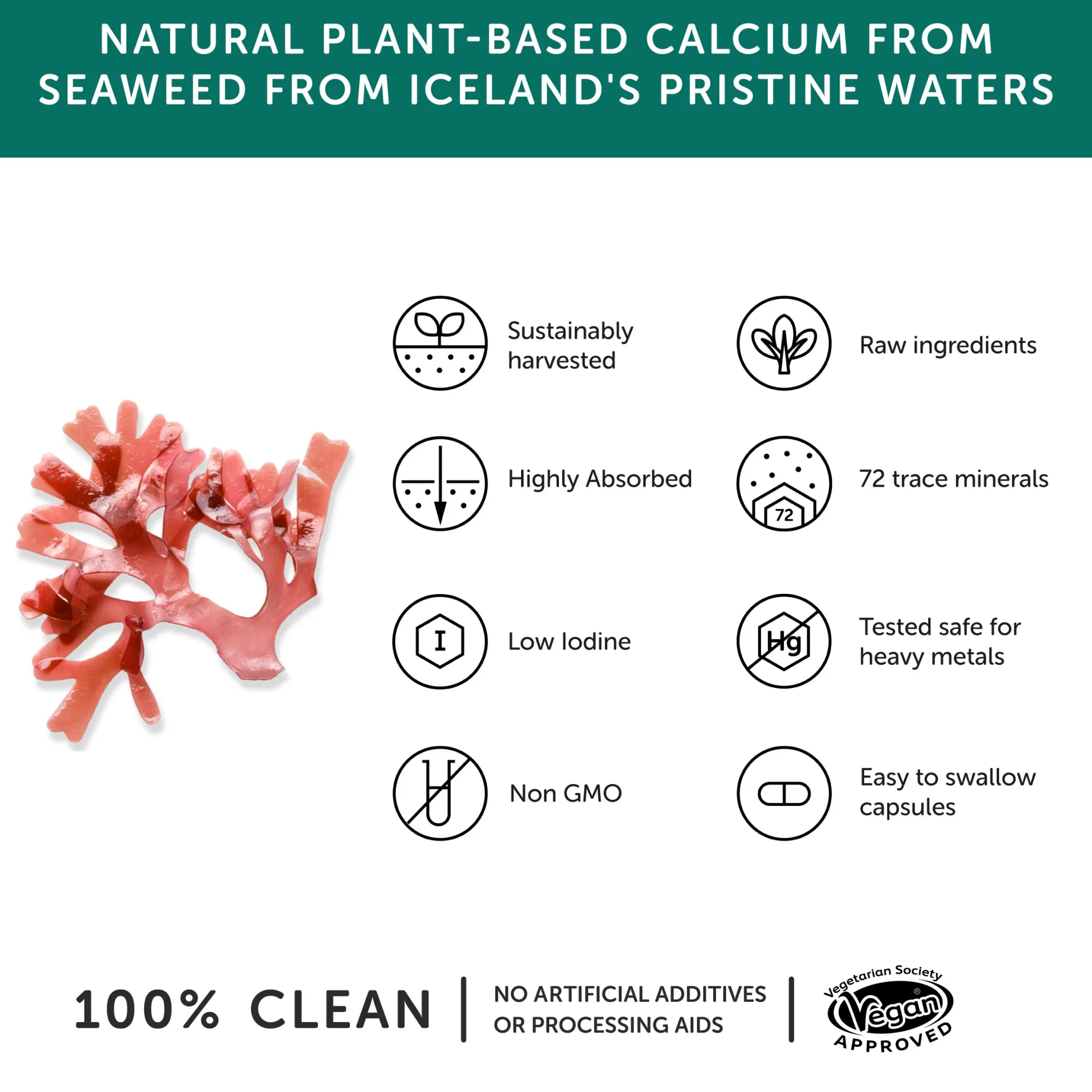 Together Seaweed Calcium 60 caps