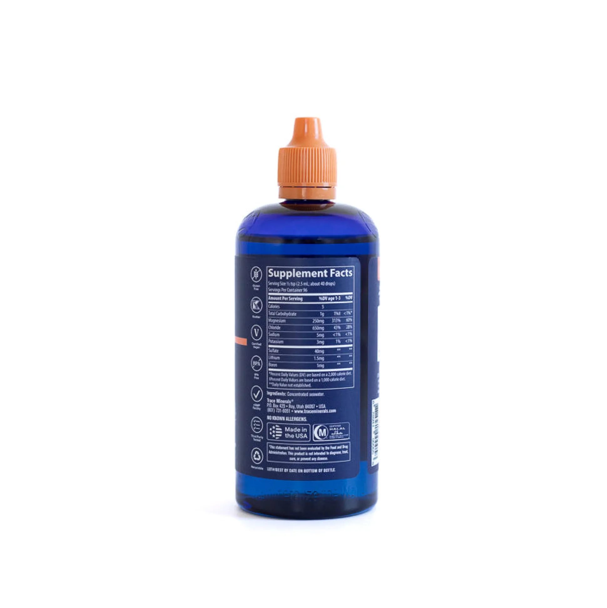 Trace Minerals Liquid ConcenTrace Trace Mineral Drops 237ml