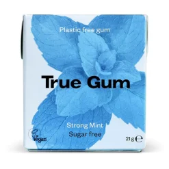 True Gum Plastic Free Chewing Gum with the Taste of Peppermint 21g