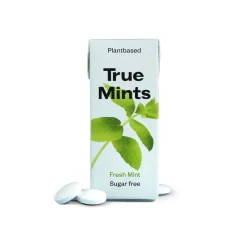 True Mints plant-based and sugar free mint pastilles 13g