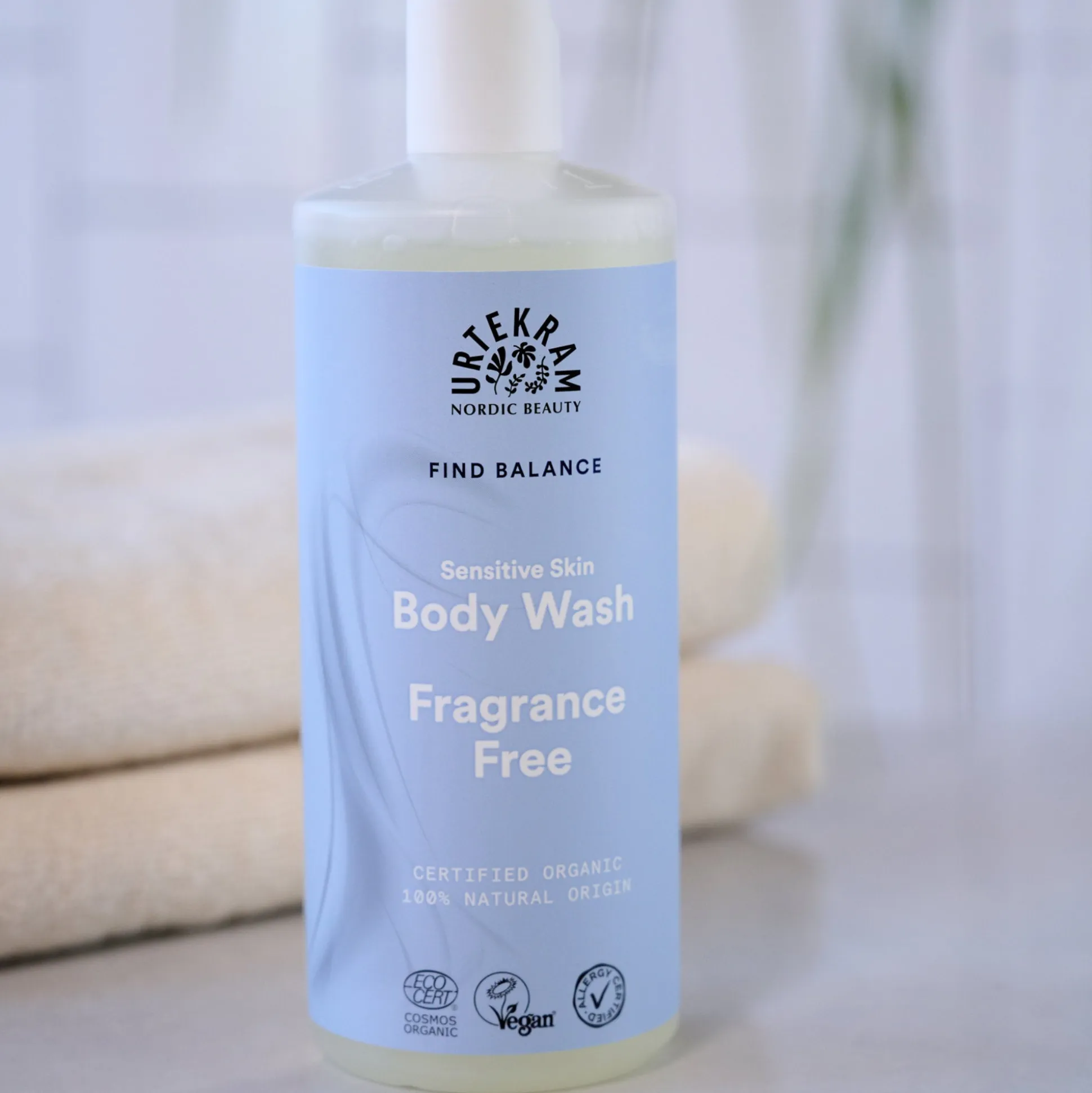 Urtekram Fragrance Free Body Wash 500ml