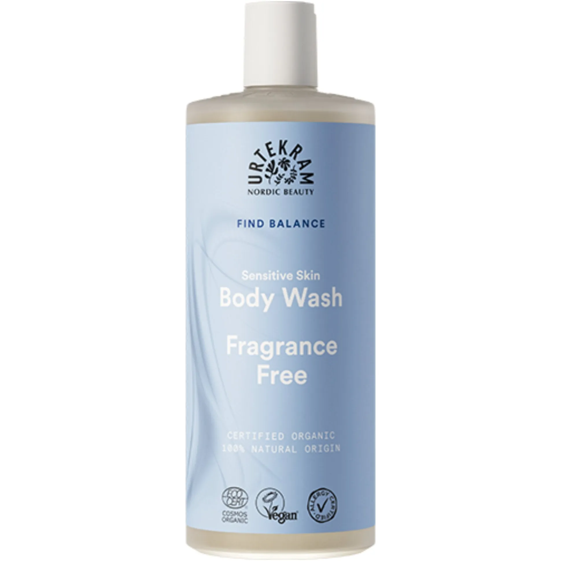 Urtekram Fragrance Free Body Wash 500ml