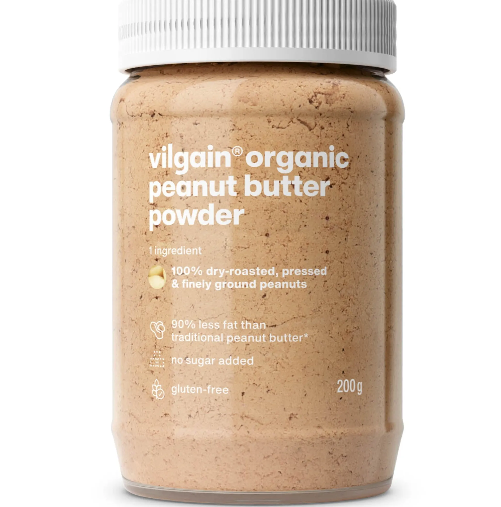 Vilgain Organic Peanut Butter Powder 200g