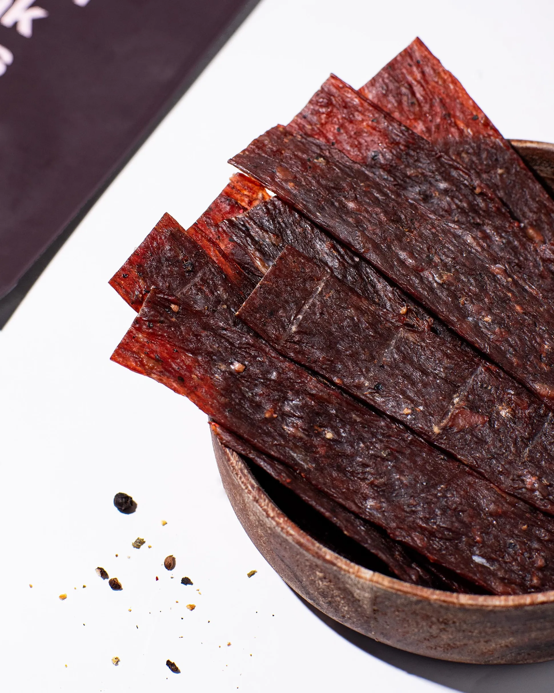 Vilgain Organic Tender Steak Strips Black pepper 25g