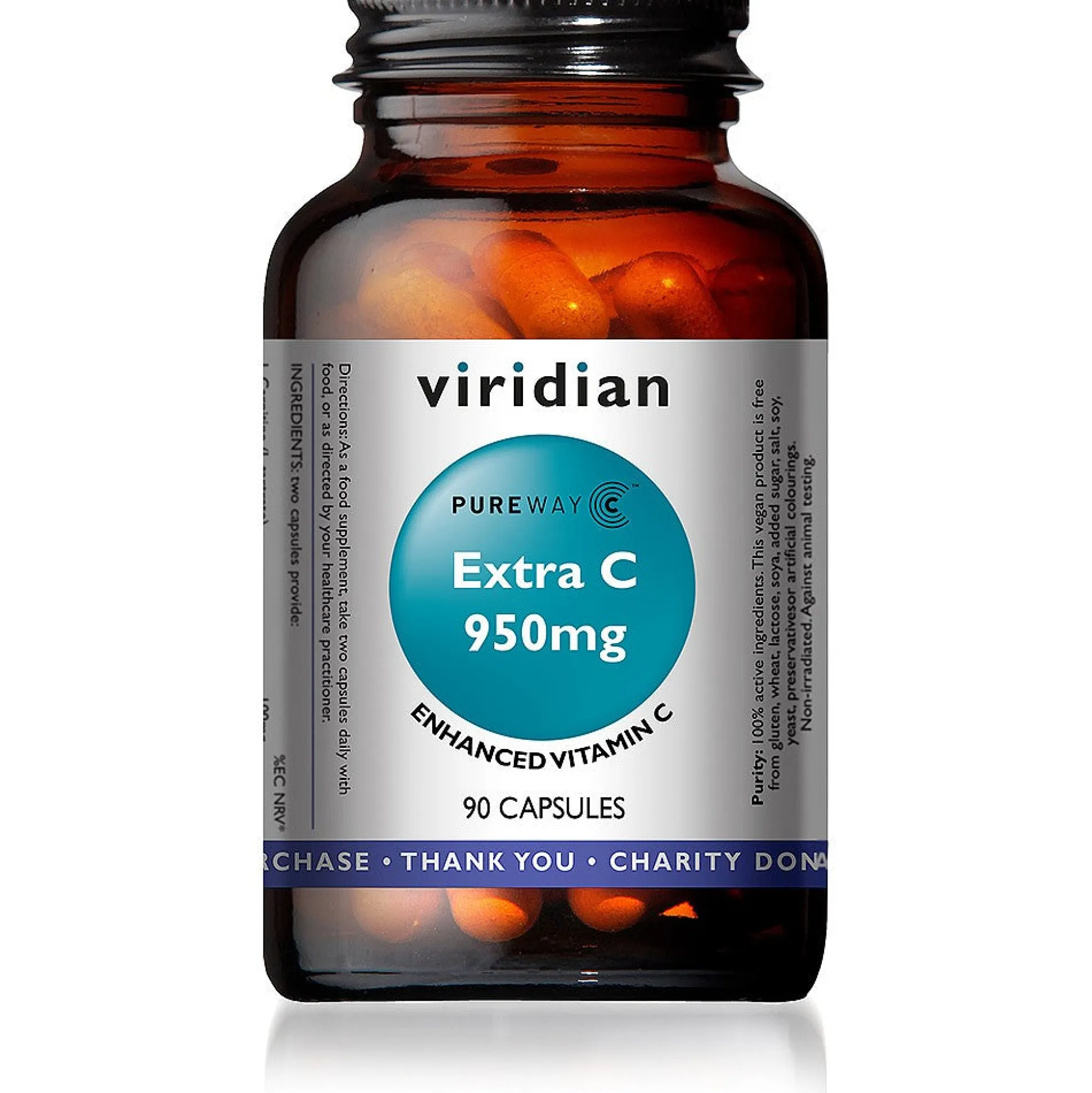 Viridian Extra-C 950mg 90 capsules