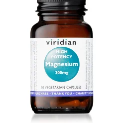 Viridian High Potency Magnesium 300mg 30 Caps