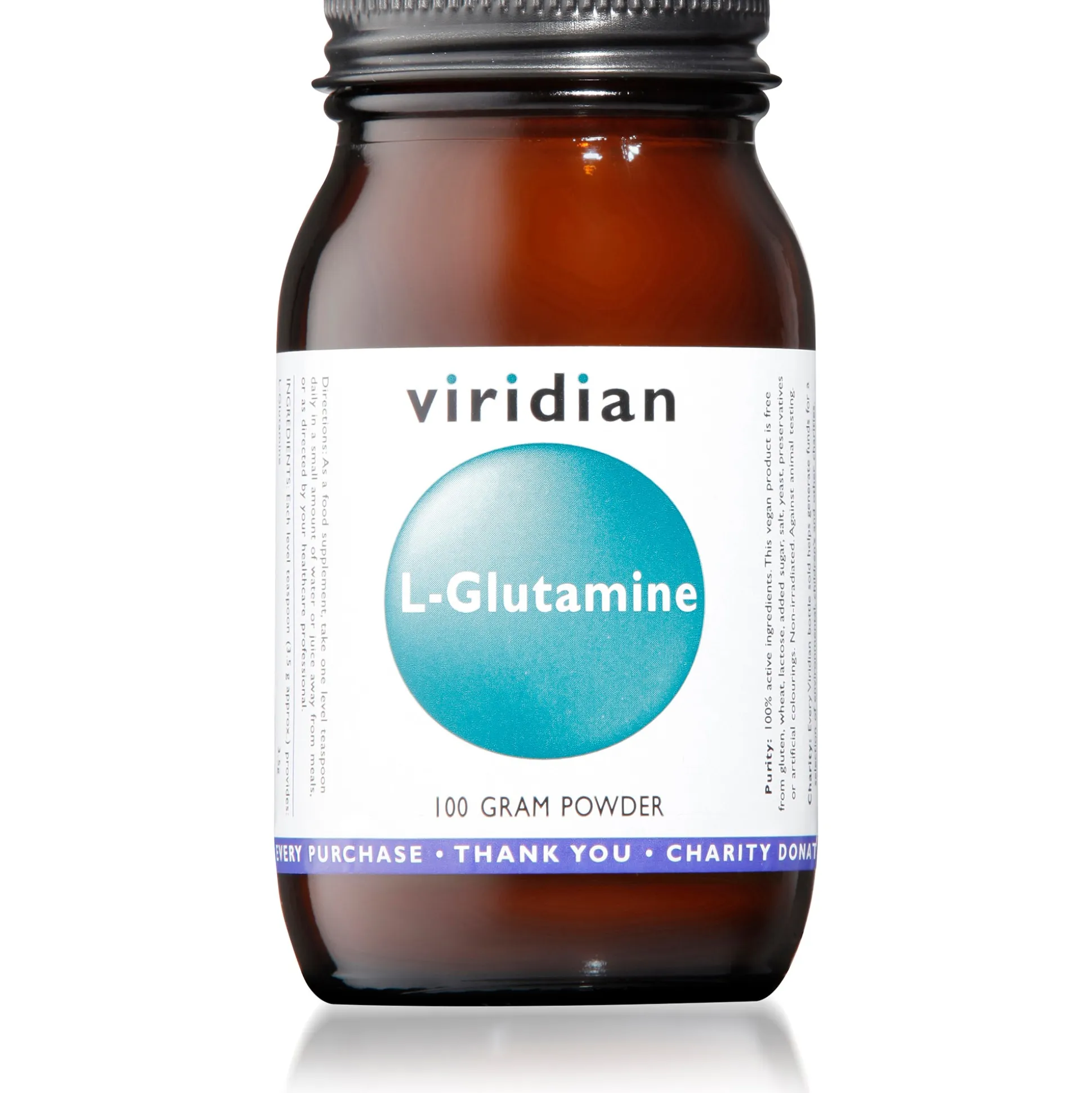 Viridian L-Glutamine Powder 100g