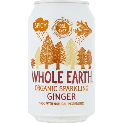 Whole Earth Sparkling Ginger Drink 330ml