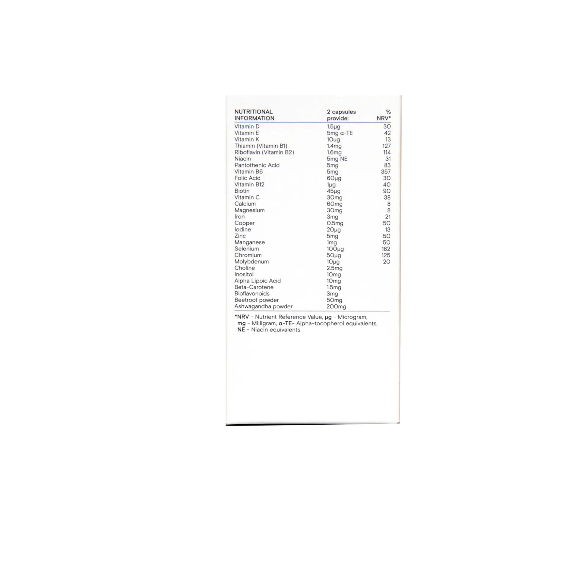 Wild Nutrition Bespoke Woman Daily Multi Nutrient 60 caps