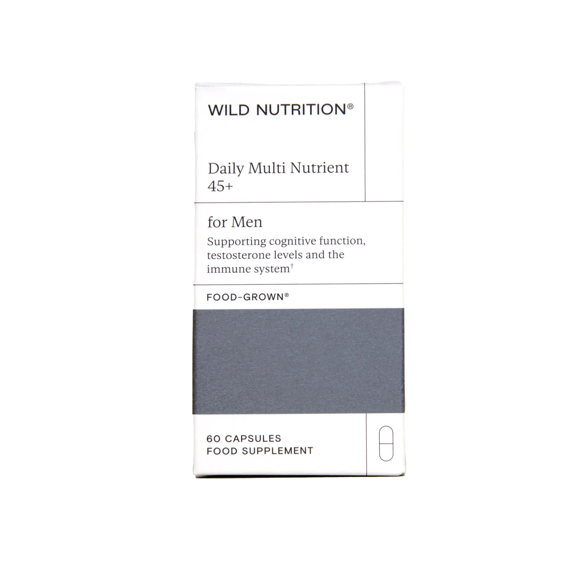 Wild Nutrition Daily Multi Nutrient 45+ for Men 60 caps