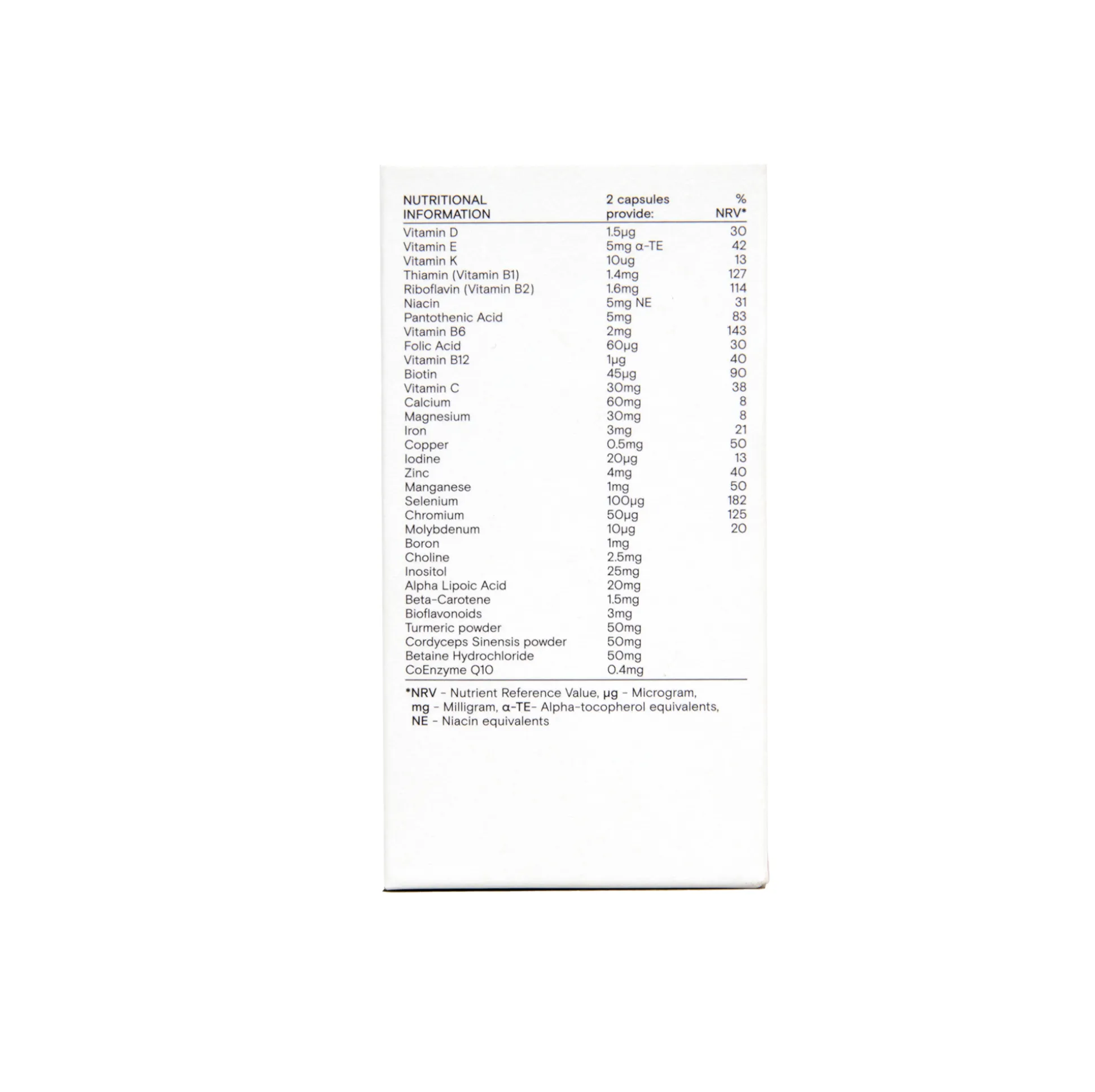 Wild Nutrition Daily Multi Nutrient 45+ for Women 60 caps