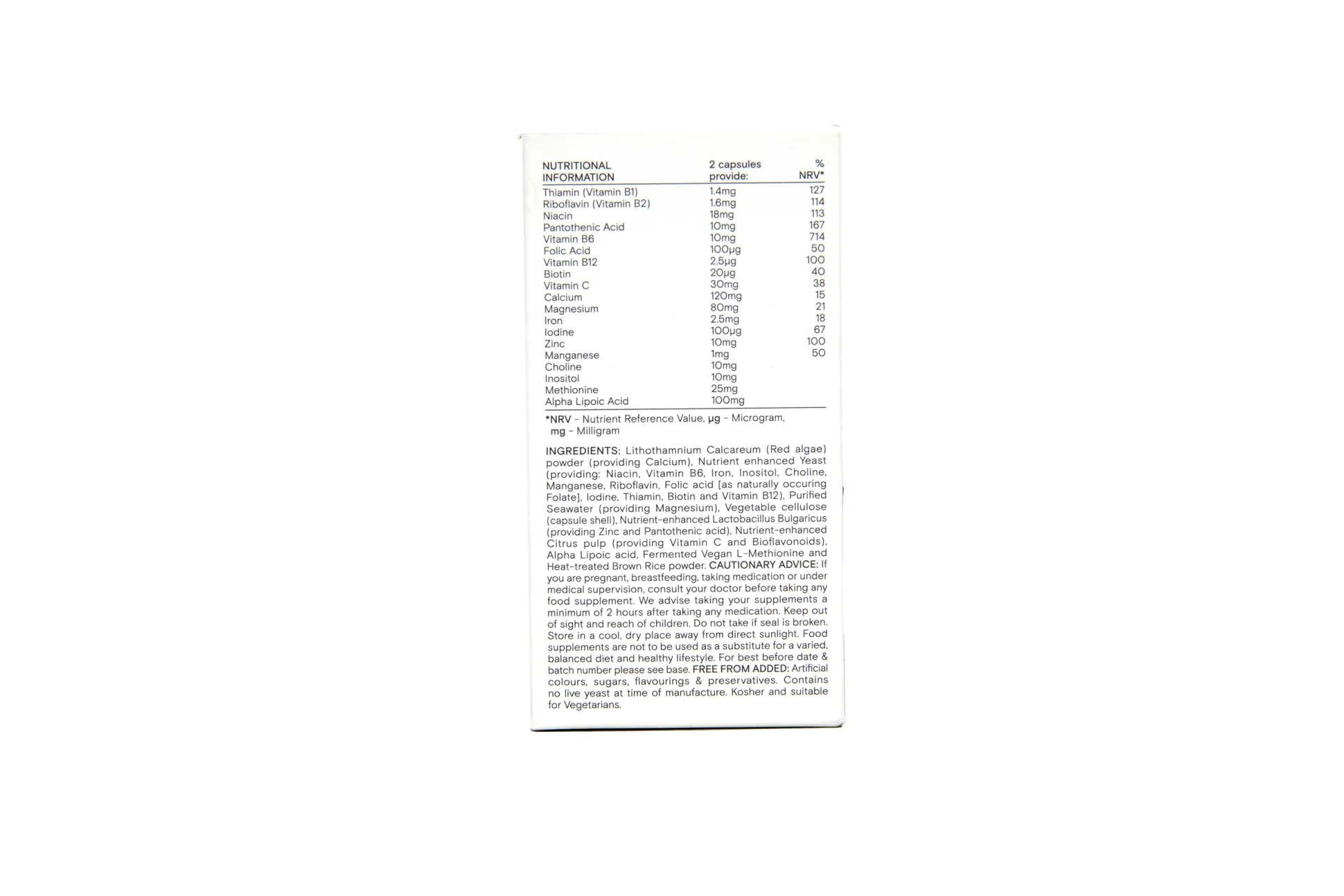 Wild Nutrition Energy Support 60 caps