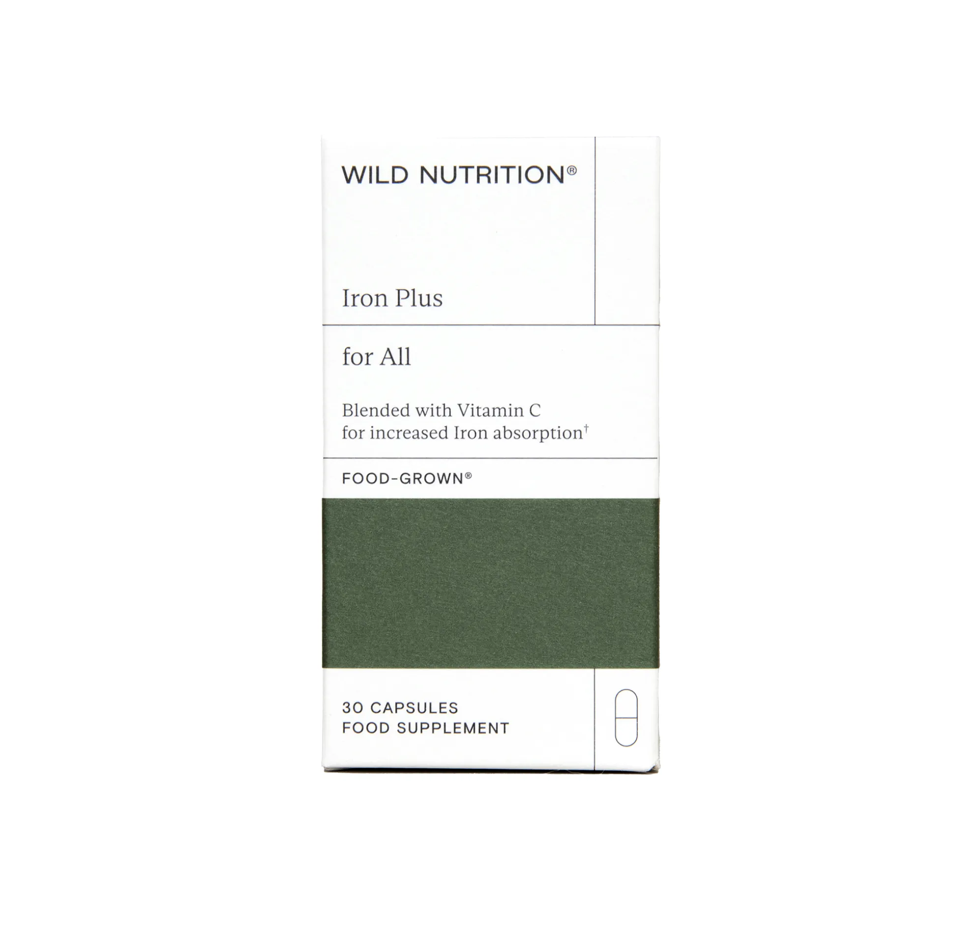 Wild Nutrition Iron Plus 30 caps